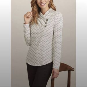 Habitat Blurred Lines Textured Blouse